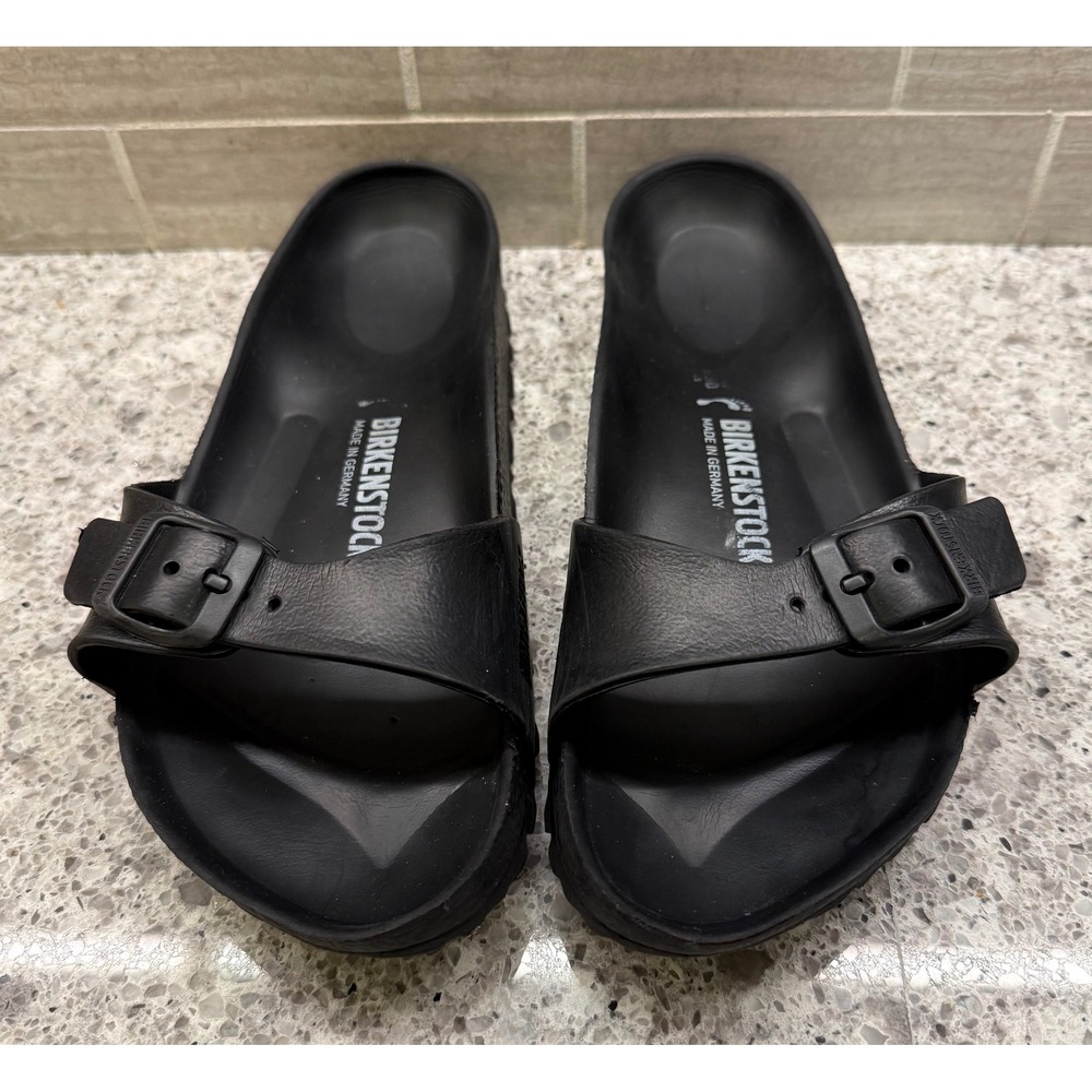 Birkenstock Women's Madrid EVA Black Waterproof Casual Slide Sandals Size 36 **